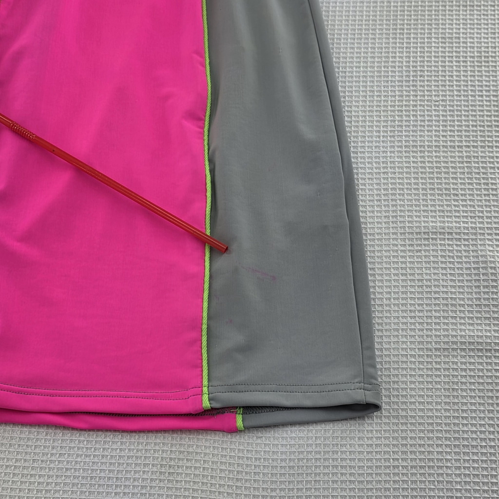 Rave Unicorn Universe Bodycon Dress Womens S Neon Pink Gray Belt Bag Festival - Picture 11 of 12